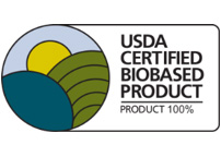 美国农业部(USDA)优先计划®认证为100% 生物基产品